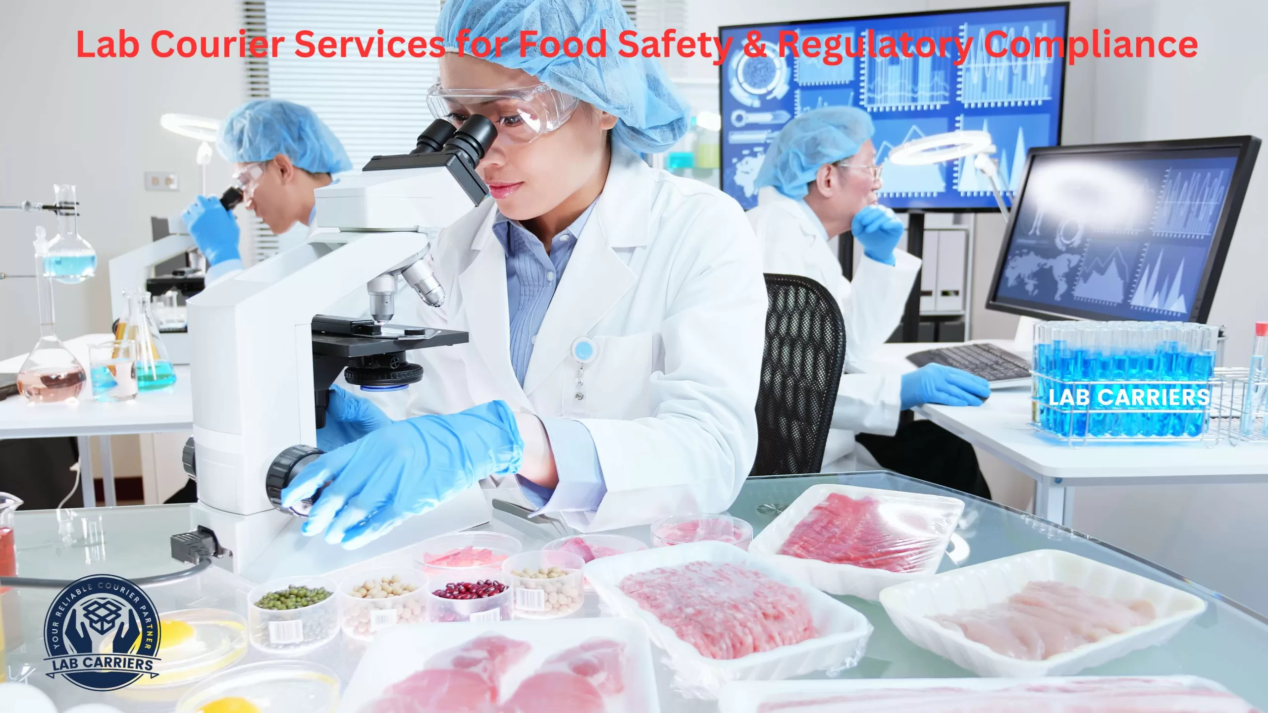 Lab Courier Services For Food Industry Testing and Analysis